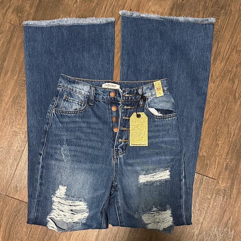 Vibrant Flare Jeans
